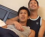 【ゲイ動画】スジ筋メンズ二人がベッドで楽しそうにアナルセックスしてザーメン発射ｗ